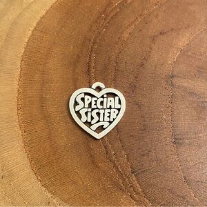 James Avery Special Sister charm, sterling silver 💕